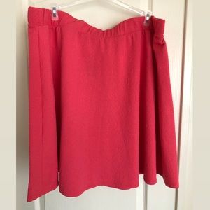 Torrid Pink Knit Skater Skirt size 4